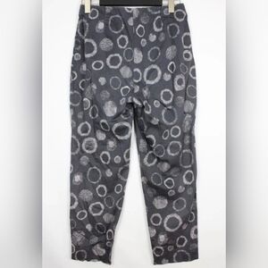 OSKA Gray Bubble Pattern Wide-Leg Relaxed Dress Pants Trousers Size 2 - Waist 30